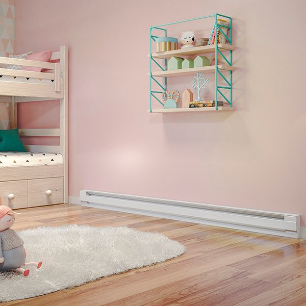 Cadet F Series 8-foot Electric Baseboard Heater, White | Cadet